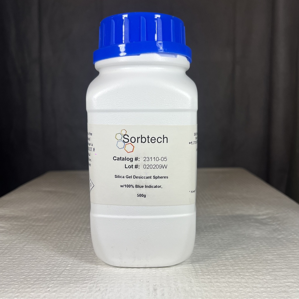 SILICA GEL, 500 GM INDICATING 