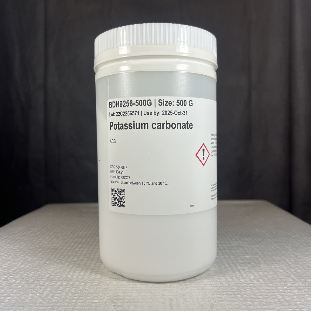 POTASSIUM CARBONATE, 500 GM RE