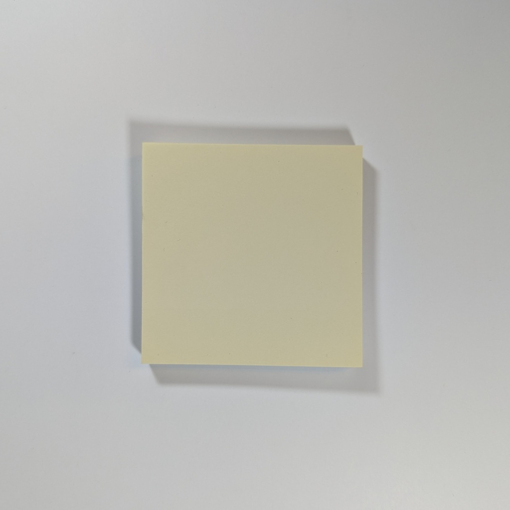 PAD, POST IT YELLOW 3 X 3