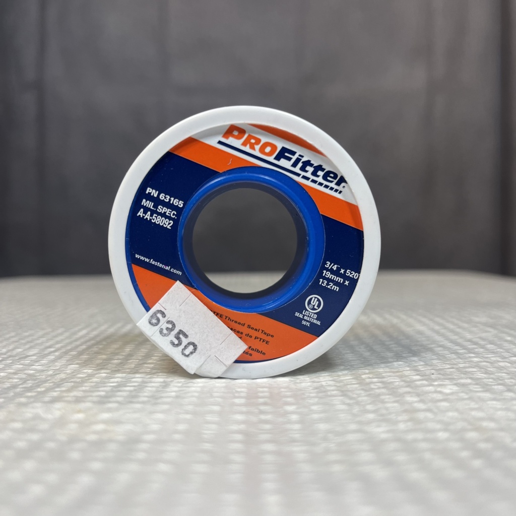 TAPE, TEFLON 3/4 X 520